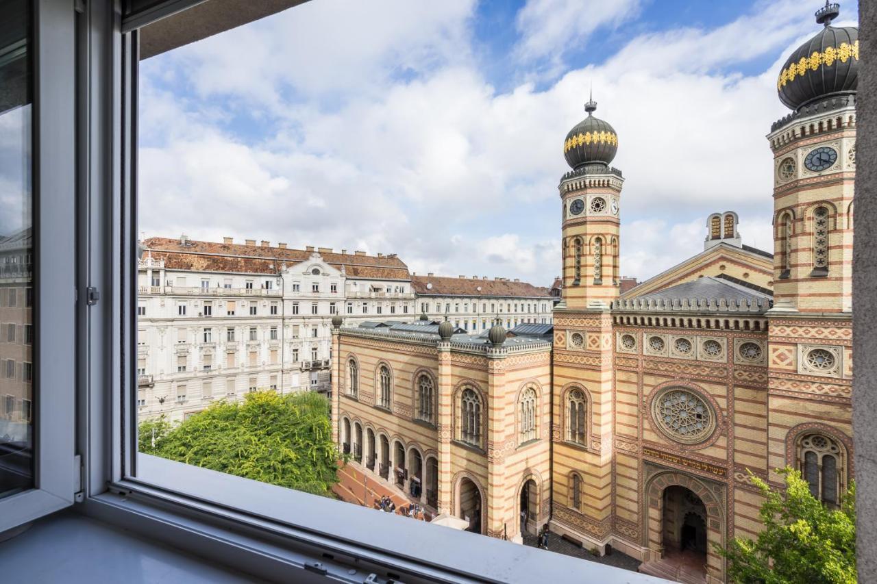 Breathless Panorama Synagogue Elegant Attic Free Parking Reservation Needed بودابست المظهر الخارجي الصورة