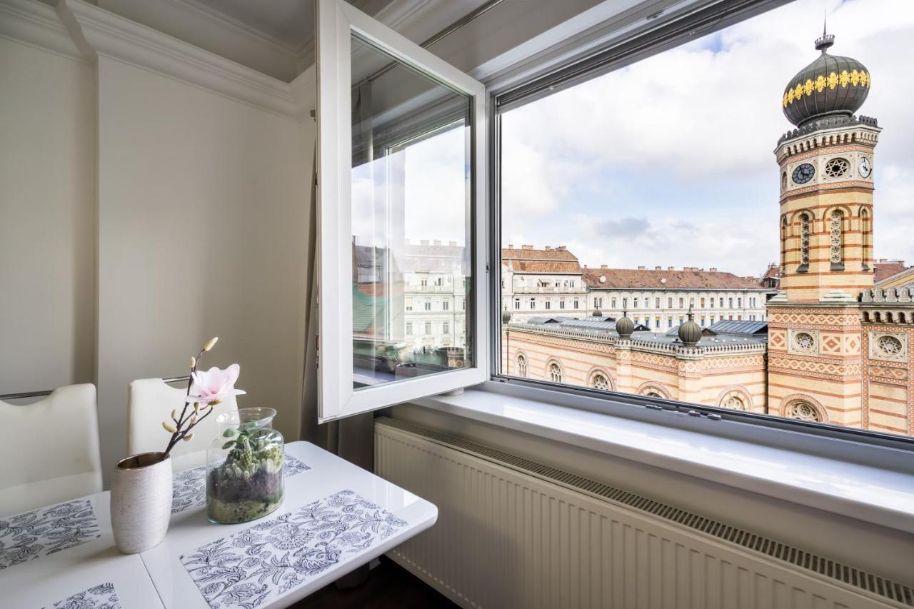 Breathless Panorama Synagogue Elegant Attic Free Parking Reservation Needed بودابست المظهر الخارجي الصورة