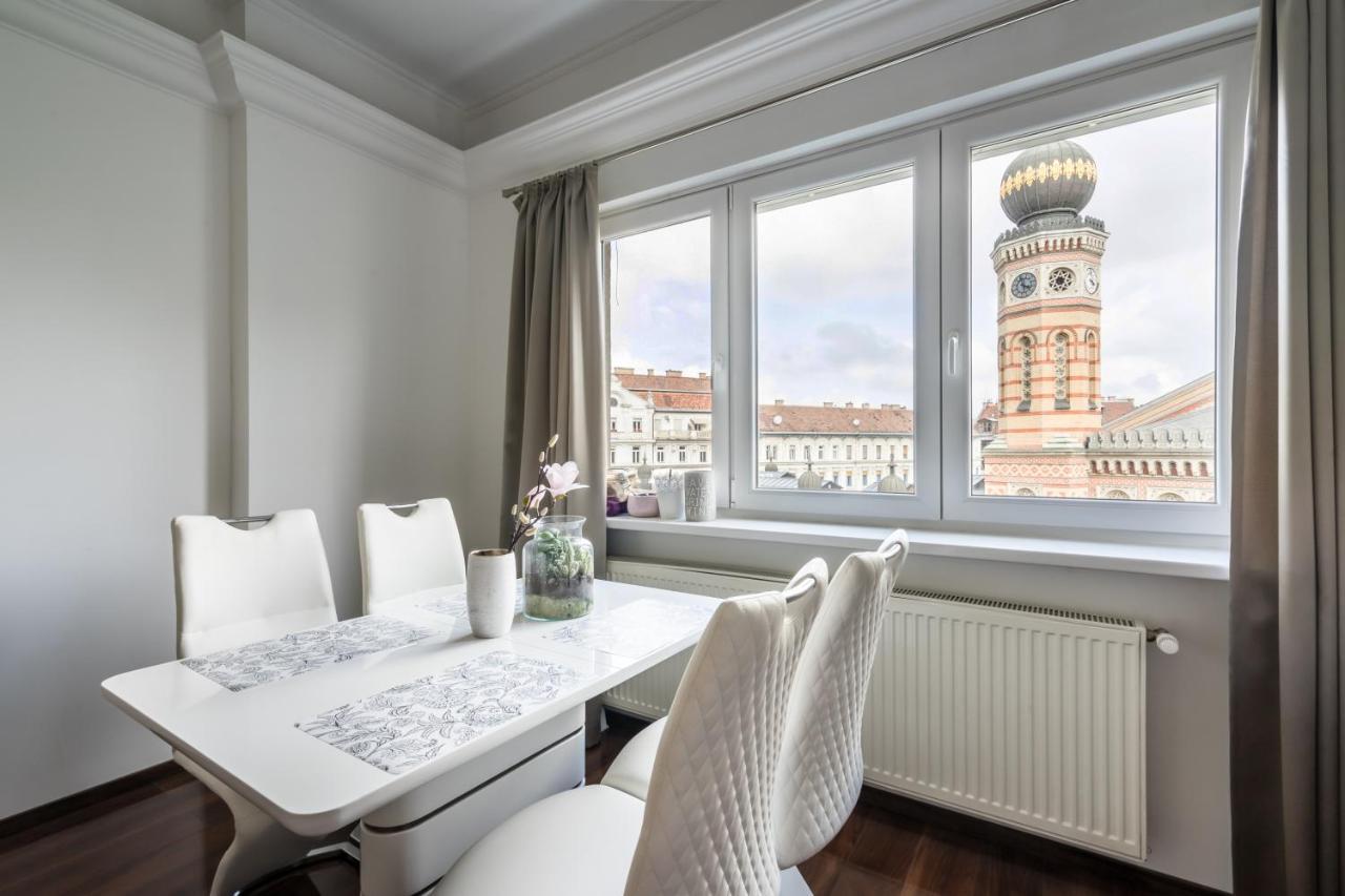 Breathless Panorama Synagogue Elegant Attic Free Parking Reservation Needed بودابست المظهر الخارجي الصورة